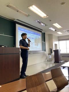 長岡大学での講演の様子