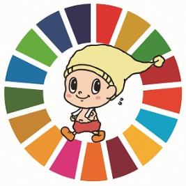 SDGsのロゴマークとみっけちゃん