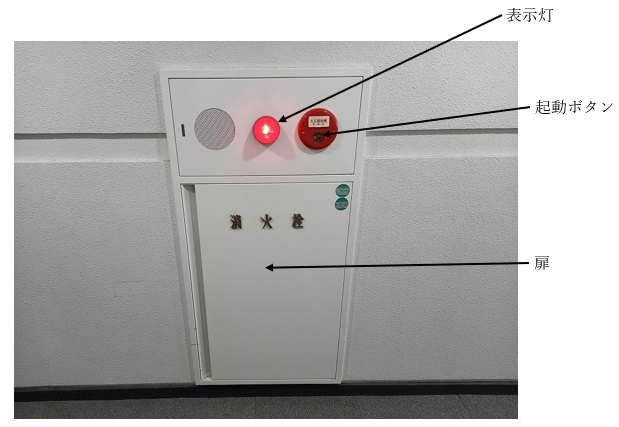 屋内消火栓設備　外観