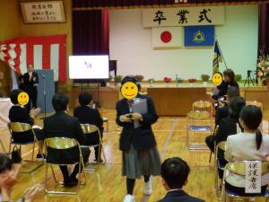小中卒業式③
