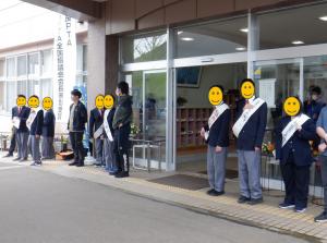 あいさつ運動①