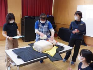 アンビューバッグ操作訓練②