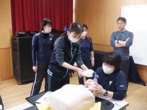 アンビューバッグ操作訓練③
