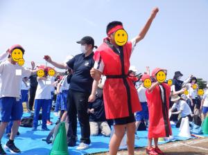 運動会予行練習①