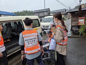 総合防災訓練の様子
