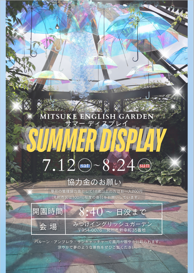 サマーディスプレイチラシ