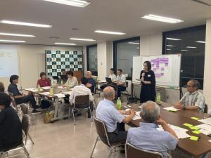 みらいを語るふれあい懇談会の様子