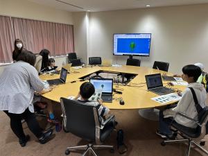 キヤノントッキでのわくわく体験塾の様子