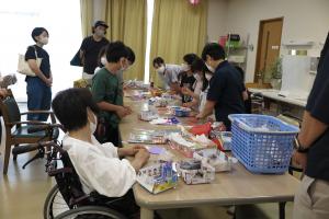 ふるまいプラザでのわくわく体験塾の様子