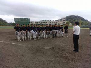 城北高校野球部の合宿の様子
