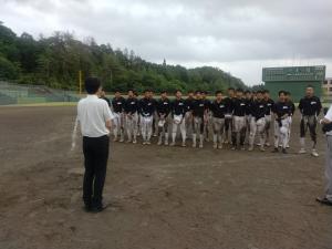 城北高校野球部の合宿の様子