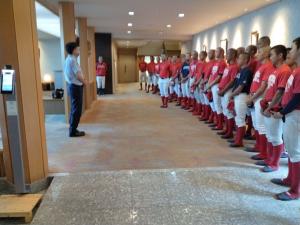 国学院久我山高校野球部の合宿の様子