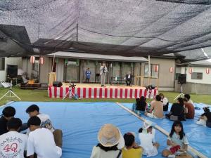 庄川平コミ設立10周年記念夏まつりの様子