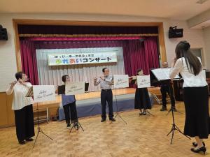北谷北部地区のはっぴーおーたむふぇすたの様子