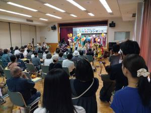 北谷北部地区のはっぴーおーたむふぇすたの様子