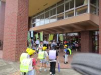 小中合同あいさつ運動1