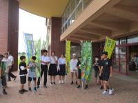 小中合同あいさつ運動3