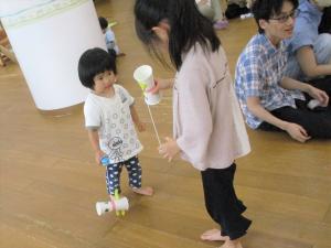 けん玉に挑戦