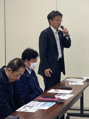 国土交通省長岡国道事務所の皆さんとの意見交換の様子
