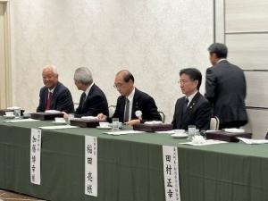 北陸地方治水大会にあわせて開催された意見交換会の様子