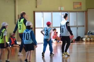 サッカーの様子