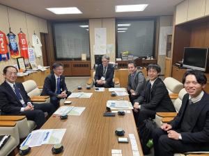 スポーツ庁の職員の皆様が見附市を来訪した時の様子