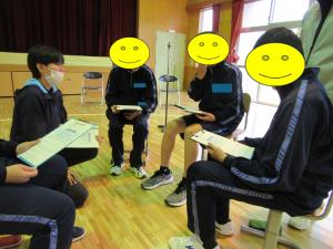 課題についての話し合い