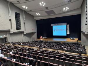 喫煙防止講演会の様子