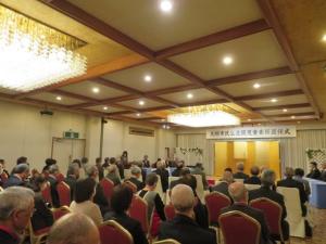 民生委員の就任式と退任式の様子