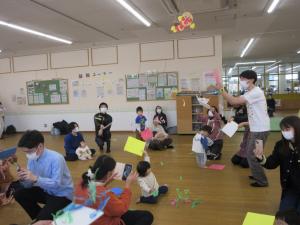 フラワーペーパーを使って