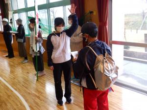 地震避難訓練③