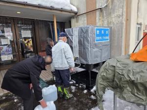 1月8日（木）20時以降上北谷地区などで発生している断水についての様子