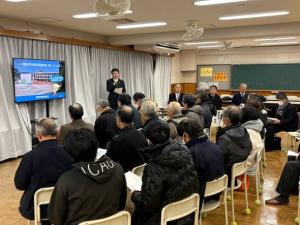 学校適正配置計画案説明会の後半戦の様子