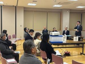 学校適正配置計画案説明会の後半戦の様子