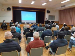 北谷北部地域コミュニティでのふれあい懇談会の様子