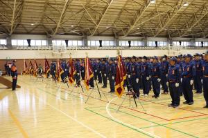 消防団新入団員・幹部団員研修会