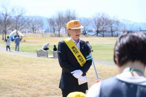 春の交通安全啓発運動