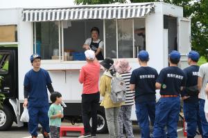 炊き出し訓練の様子