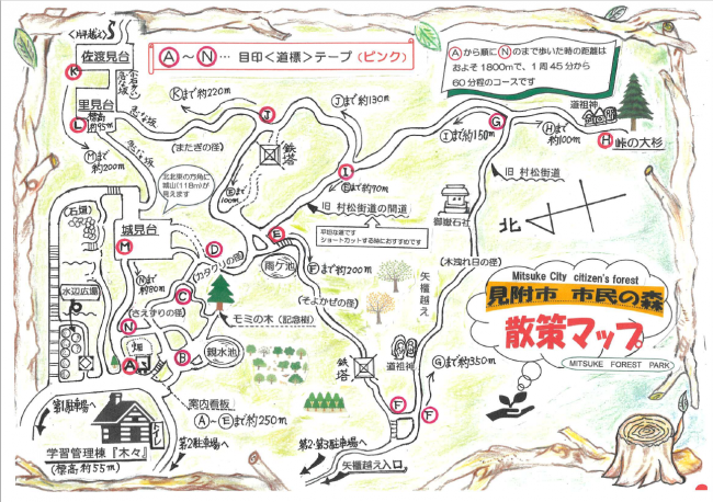 市民の森散策マップ