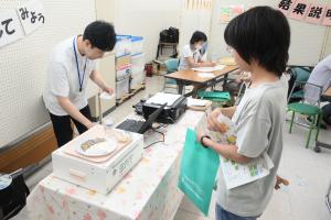 食事診断の様子