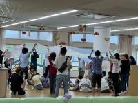健幸フェスタの子育て支援センターの様子