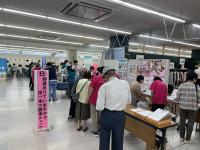 健幸フェスタ「野菜足りてますか」の会場