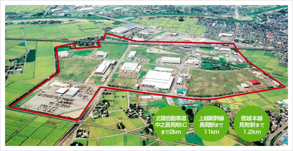 新潟県中部産業団地（見附テクノガーデンシティー）