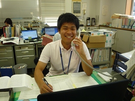 健康福祉課　高齢福祉係　山崎主事【平成26年度採用】の画像
