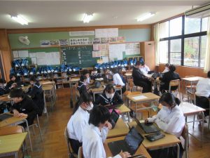 1年生技術授業の様子