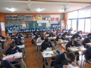 3年生数学授業の様子