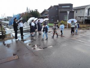 通学路あいさつ運動