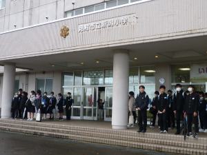 第二小あいさつ運動