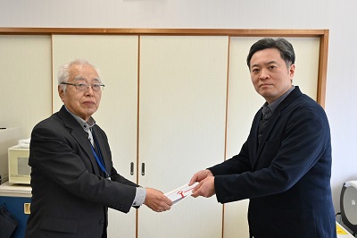 寄附の様子