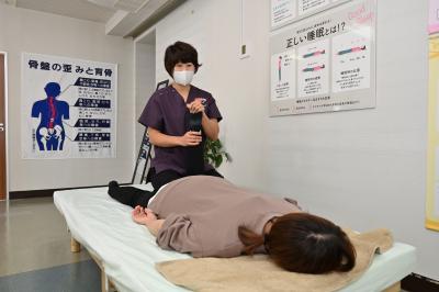施術の様子